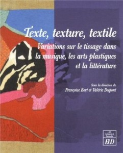 Couverture livre Textes, texture, textile